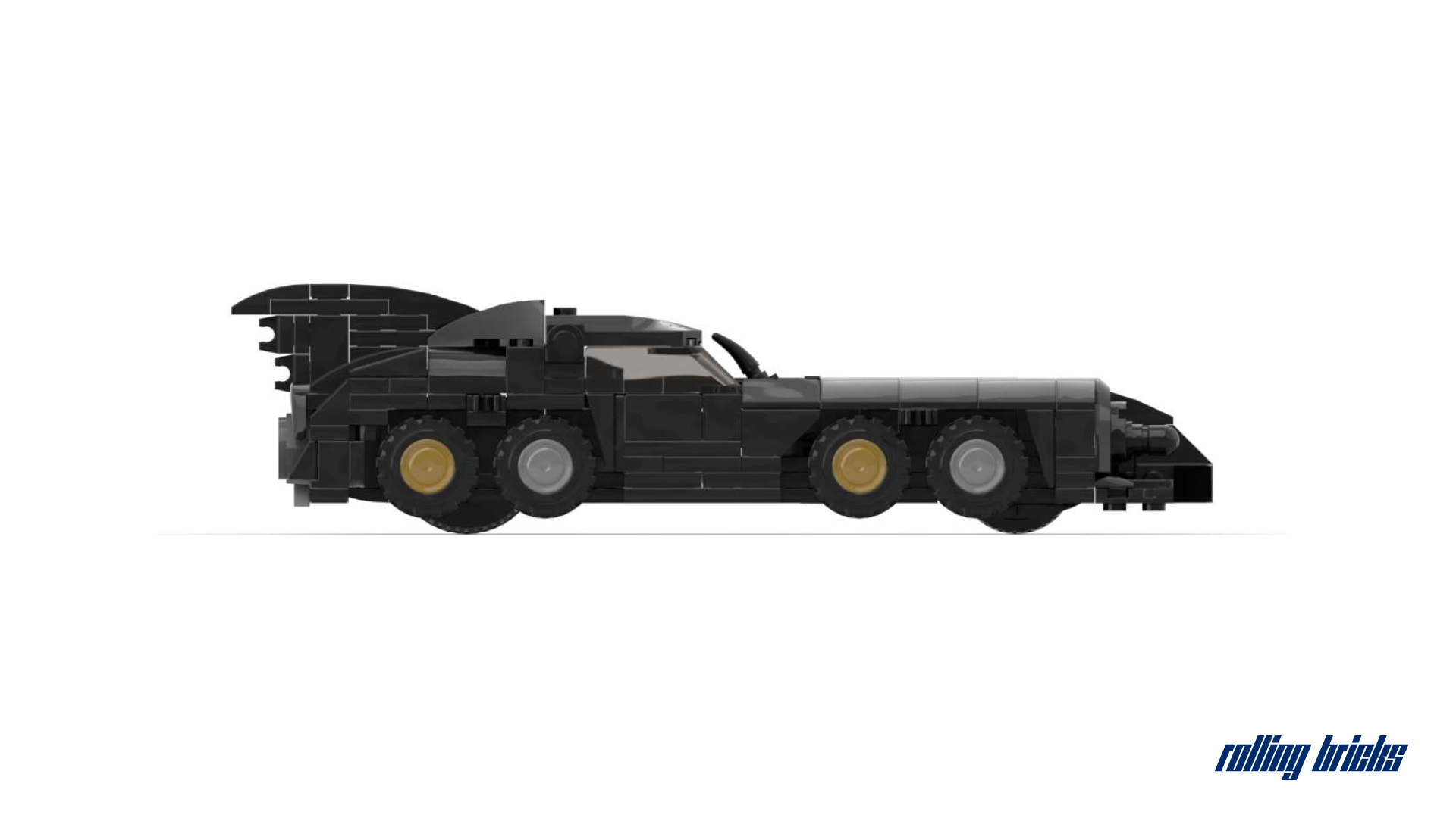 LEGO MOC Tim Burton's Batmobile by RollingBricks